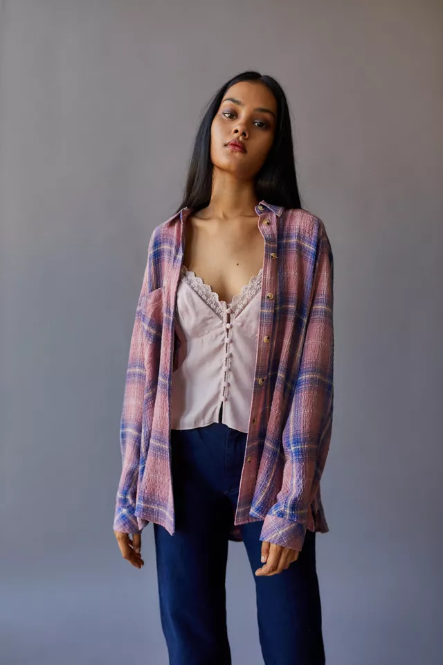 BDG Keanu Flannel Button-Down Shirt | Urban Outfitters (US and RoW)