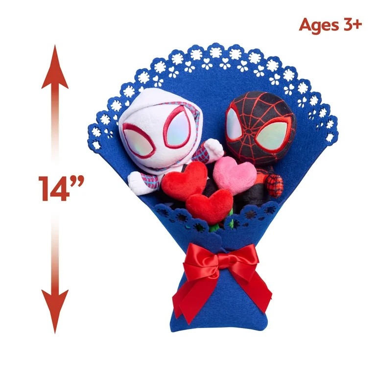 Marvel Valentine 14-inch Medium Plush Bouquet, Kida Ages 3 and up | Walmart (US)