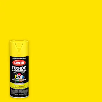 Krylon Fusion All-In-One Matte Sunbeam Spray Paint and Primer In One (NET WT. 12-oz) | Lowe's
