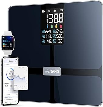 RENPHO Scale for Body Weight, Smart Scale with BMI, Body Fat, Muscle Mass, Bluetooth, 13 Metrics ... | Amazon (US)