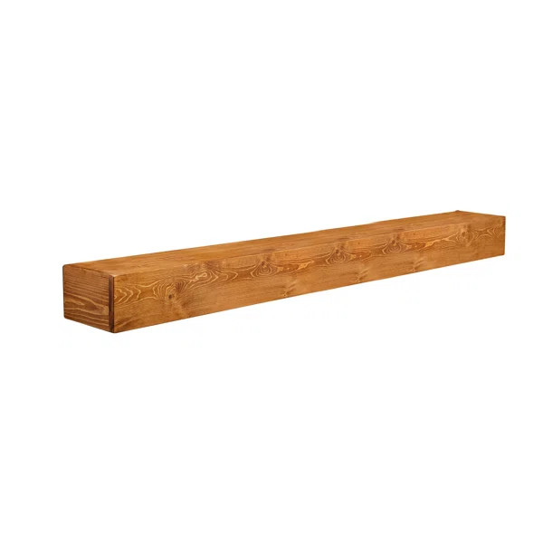 Haynor Solid Wood Fireplace Mantel Floating Shelf | Wayfair North America