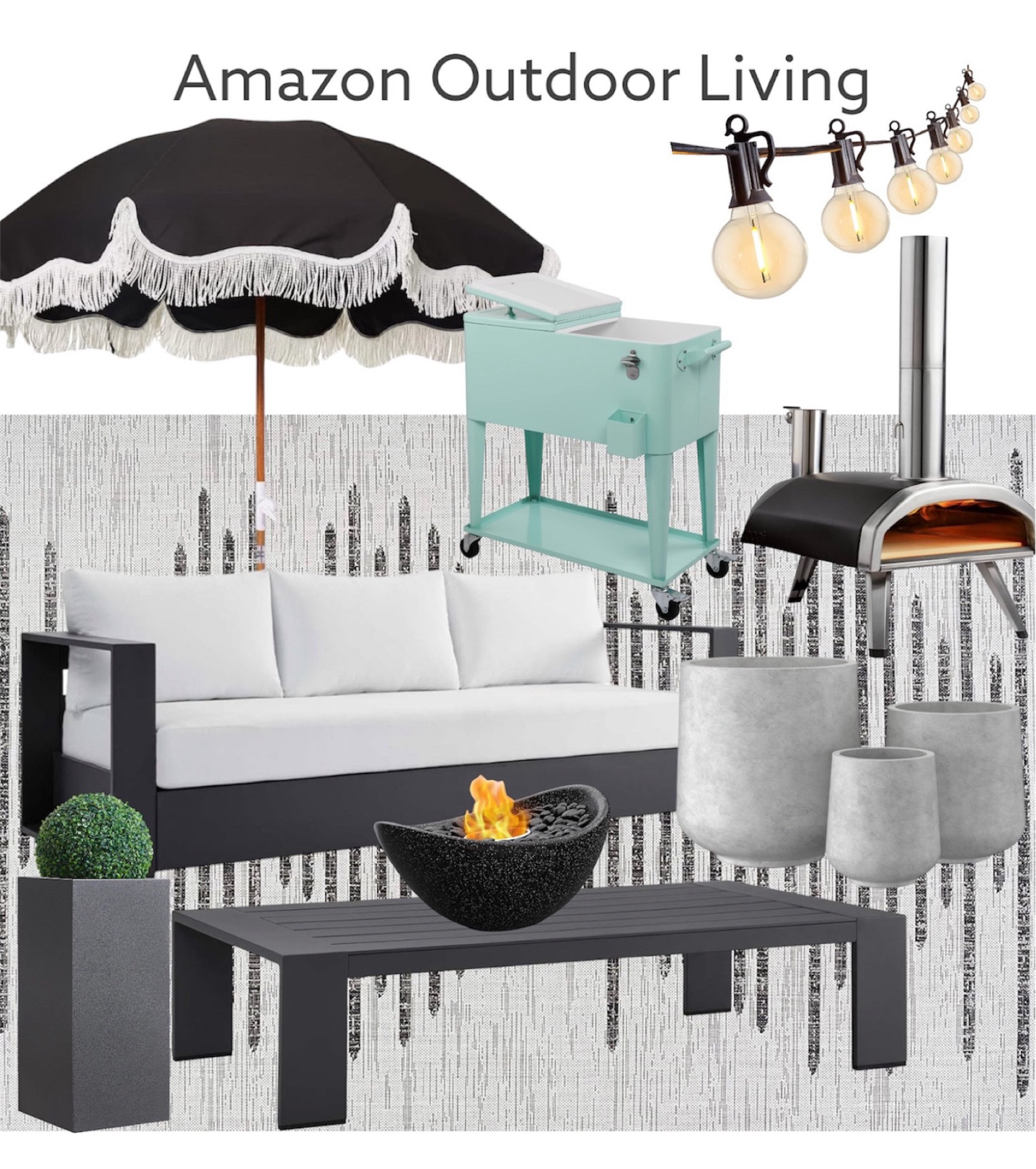 Amazon outdoor living.



Amazon outdoor furniture, outdoor sofa, outdoor table, backyard furniture, outdoor pizza oven, outdoor string lights, patio furniture, patio sofa, amazon outdoor rug, outdoor rolling cart, Portable Bar Drink Cooler, Beverage for Patio Pool Party, Ice Chest with Shelf

#LTKHome #LTKSeasonal #LTKFamily #LTKStyleTip #LTKParties