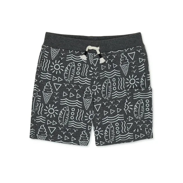 Garanimals Toddler Boys Print French Terry Cargo Shorts, Sizes 12M-5T | Walmart (US)