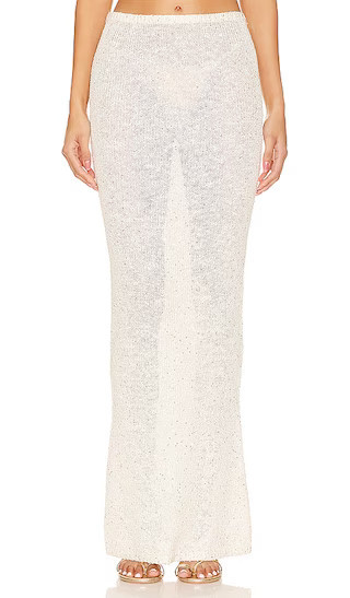 ASTA RESORT Carolina Skirt in Ivory. - size XL | Revolve Clothing (Global)