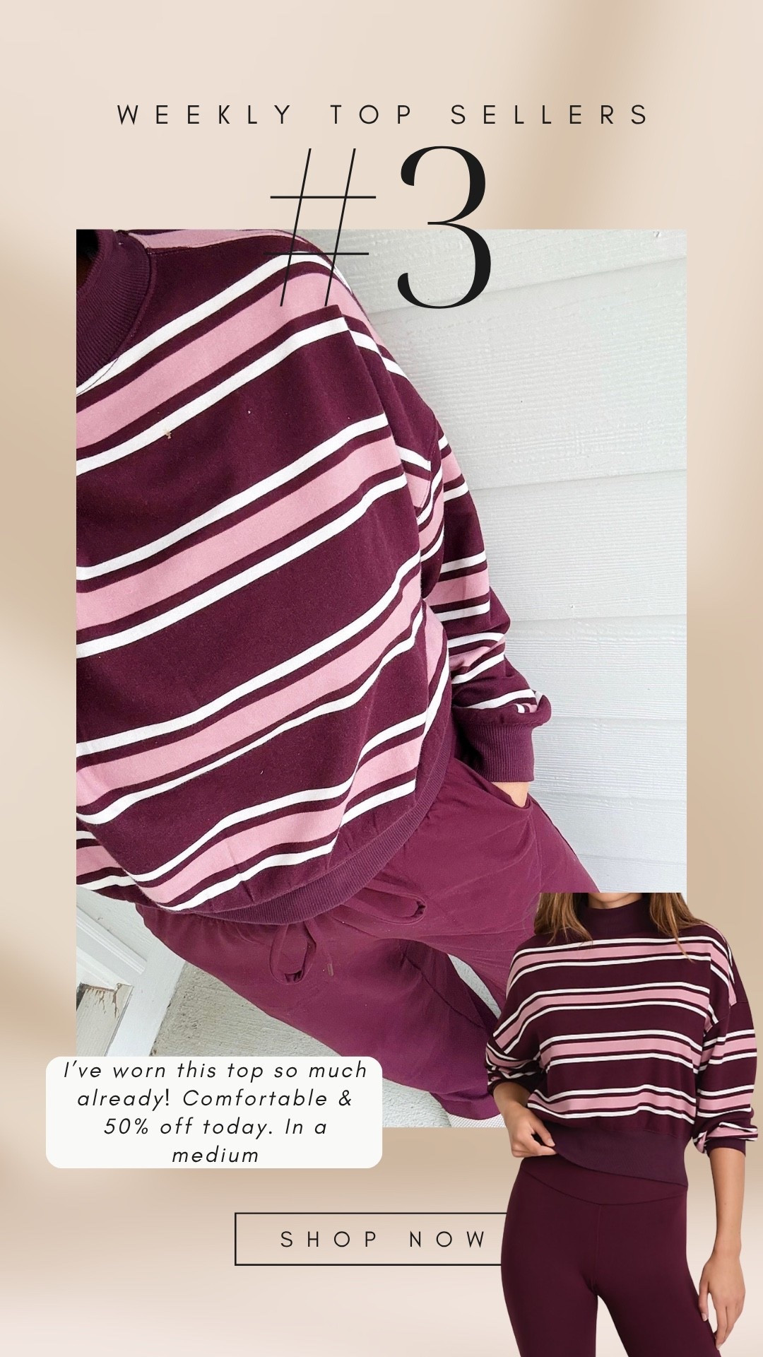 • medium top 
• medium pants

#LTKootd #LTKgrwm #LTKSaleAlert