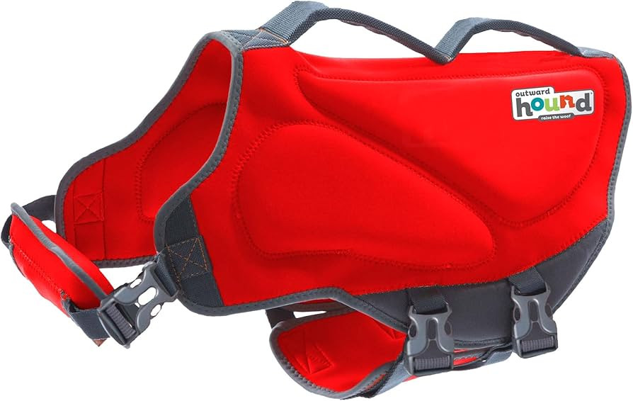 Outward Hound Dawson Swim Red Dog Life Jacket, Medium | Amazon (US)