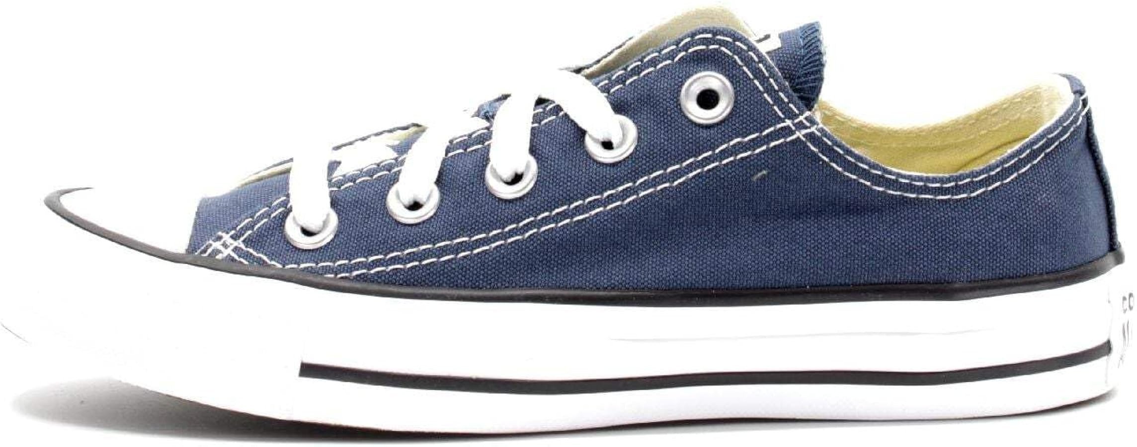 Amazon.com | Converse Chuck Taylor All Star Canvas Low Top Sneaker, Navy ,6 mens_us/8 womens_us |... | Amazon (US)