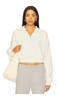 Cropped Half Zip Sweatshirt
                    
                    Eterne | Revolve Clothing (Global)
