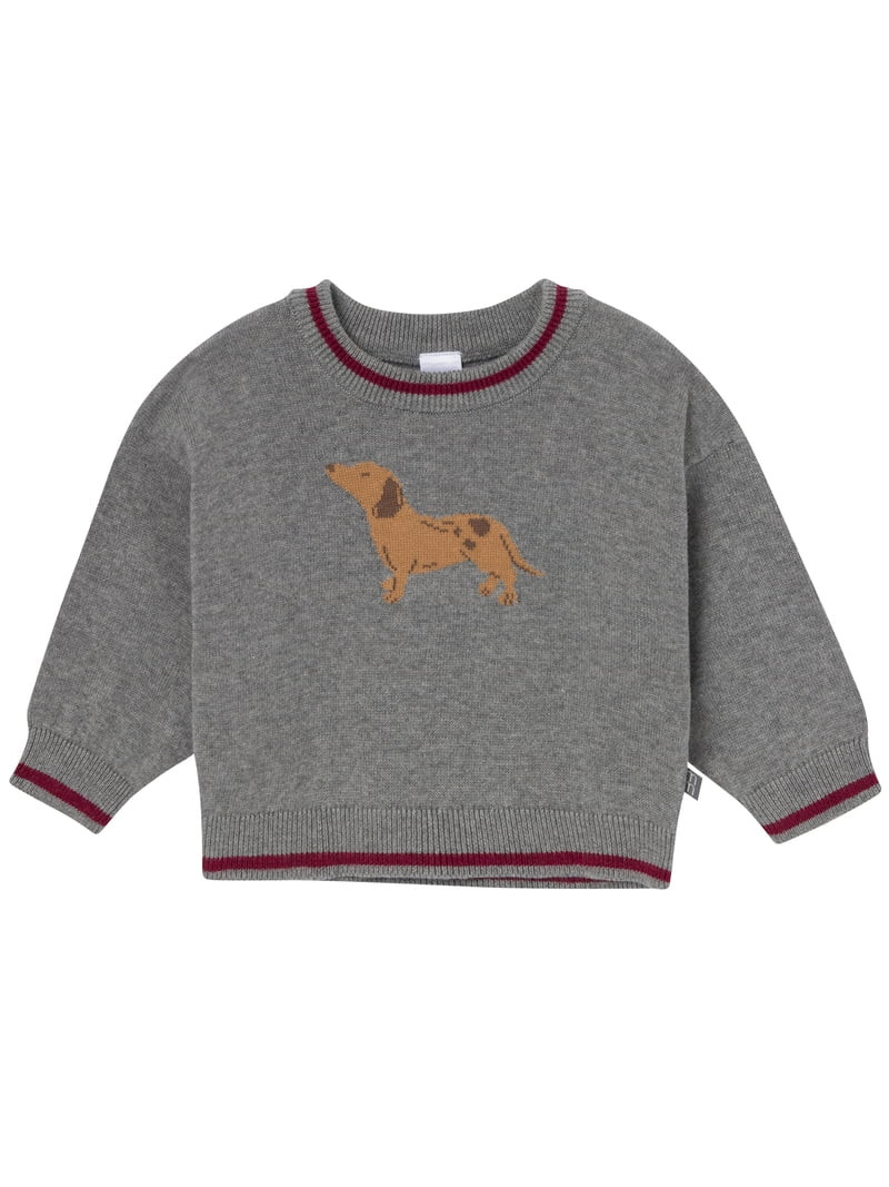 Modern Moments by Gerber Baby Boy Jacquard Sweater, Sizes 0/3 Months - 24 Months | Walmart (US)