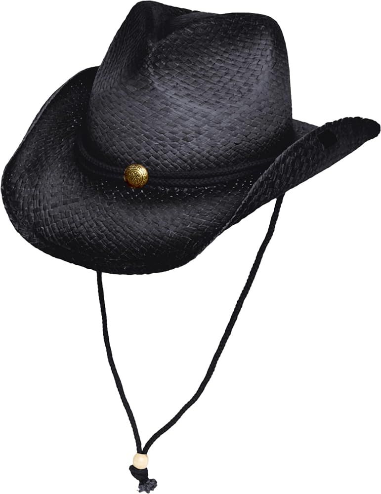 Peter Grimm Mens Straw Round Up Cowboy Hat | Amazon (US)