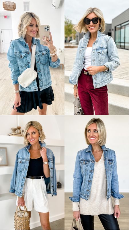 A denim jacket is another closet staple of mine! Perfect for any season! I am wearing a small in the Old Navy jackets! 

Loverly Grey, closet staples

#LTKstyletip #LTKSeasonal