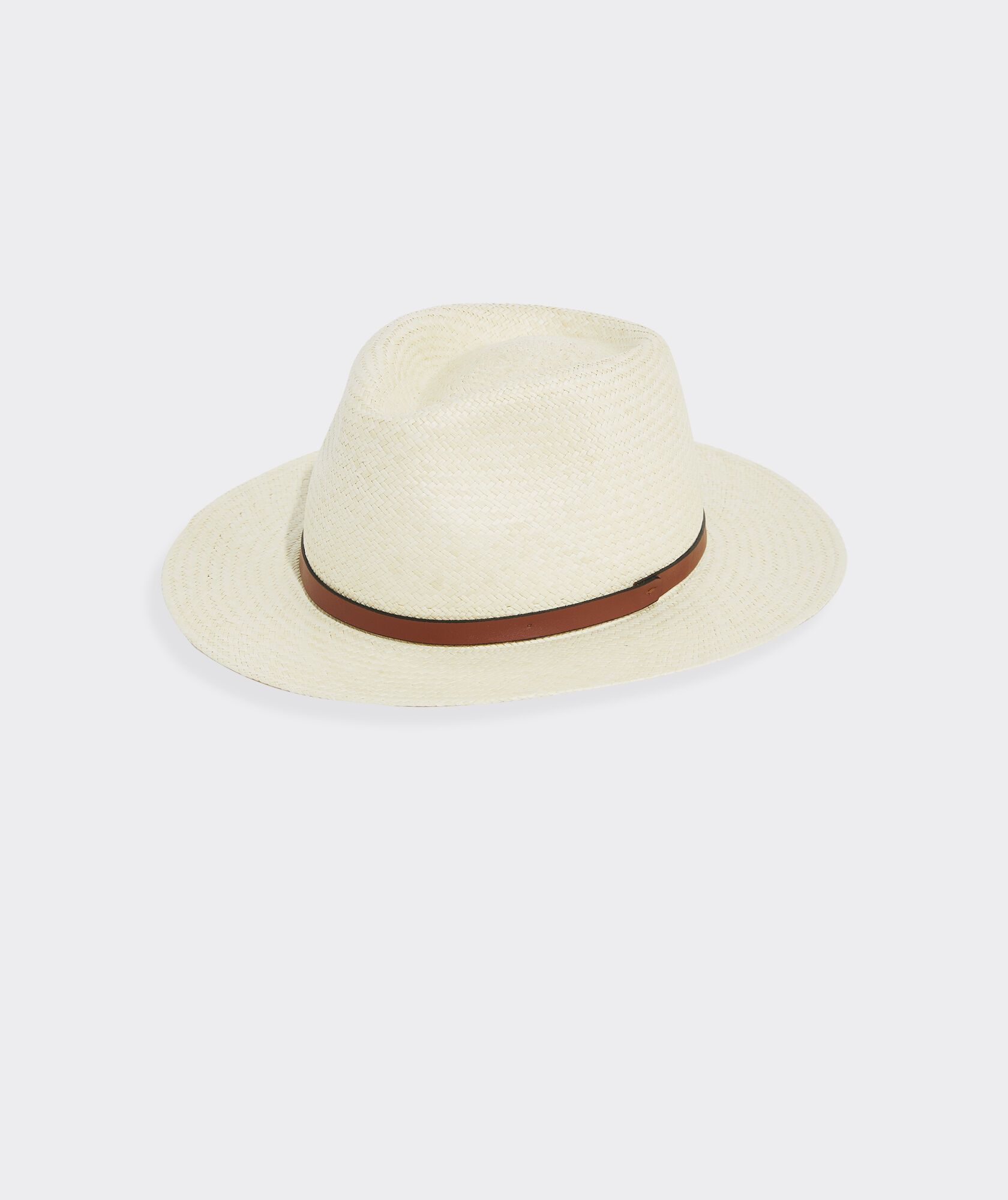 Leather Band Panama Hat | vineyard vines