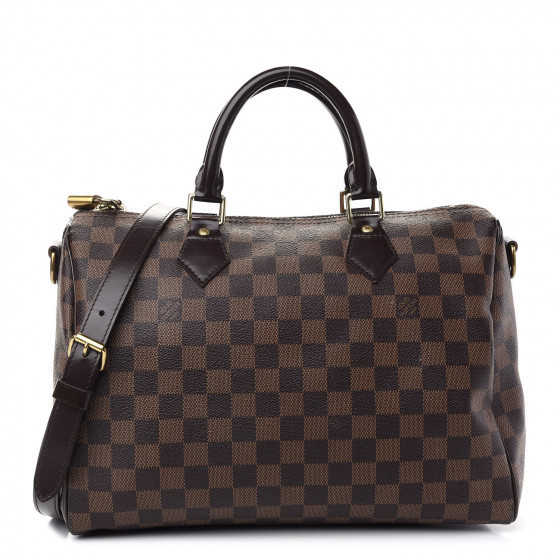 LOUIS VUITTON Damier Ebene Speedy Bandouliere 30 | Fashionphile