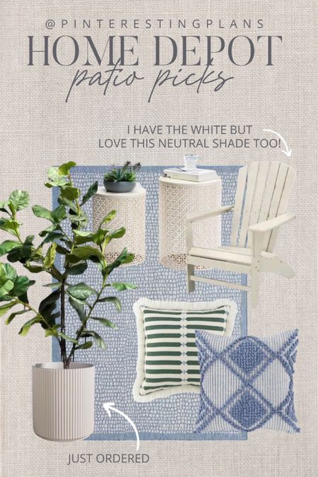 Home Depot patio picks! I have and love this outdoor furniture brand. Just ordered this planter! 

#LTKfamily #LTKSeasonal #LTKhome