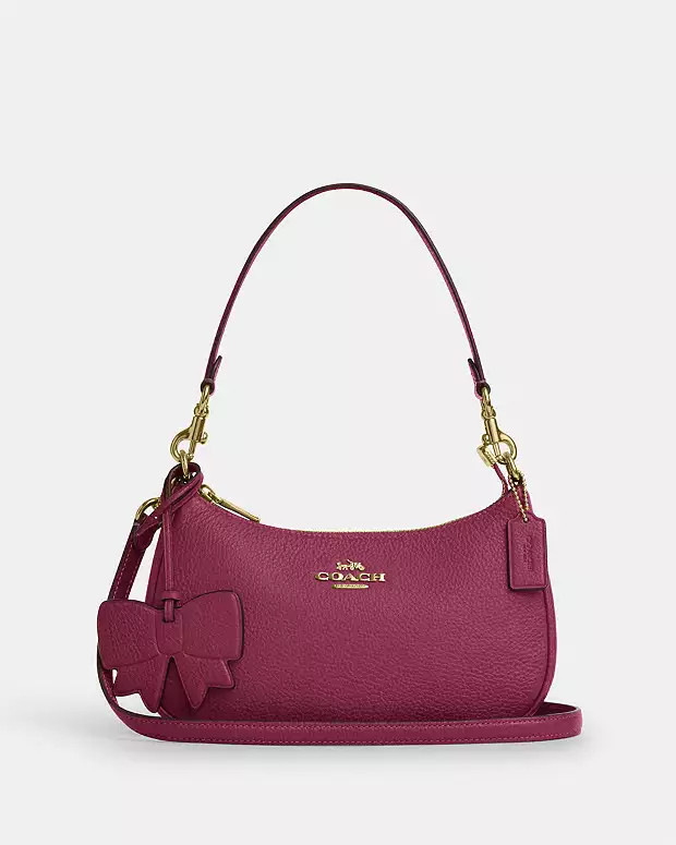 Teri Shoulder Bag With Bow Charm | Coach Outlet US