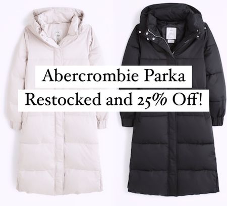 ABERCROMBIE PARKA RESTOCKED & 25% OFF with code: AFLTK!!

If between sizes, size down!  Runs large!!  I’m normally small/medium and I got a small with plenty of room for layering!!

#AF #Abercrombie #Parka

#LTKstyletip #LTKSeasonal #LTKsalealert