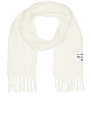 Acne Studios Viper Scarf in White | FWRD 