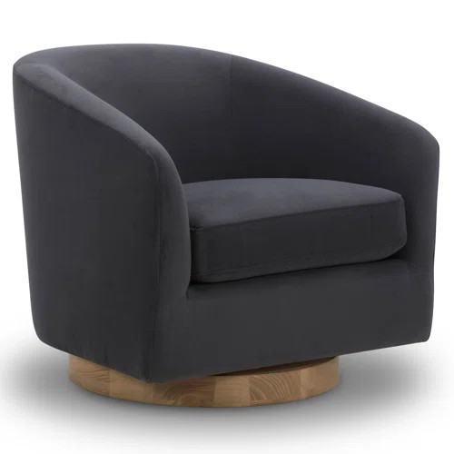 Upholstered Swivel Barrel Chair | Wayfair North America