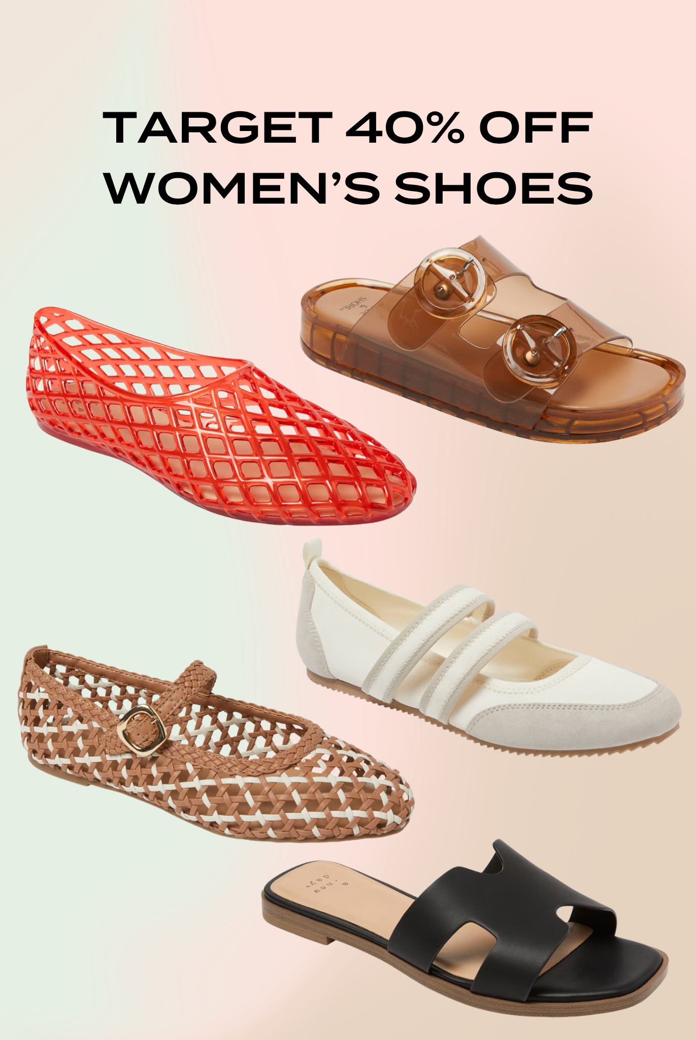 Target 40% off women's shoes! 👡 

 #LTKootd #LTKSeasonal #LTKSaleAlert
