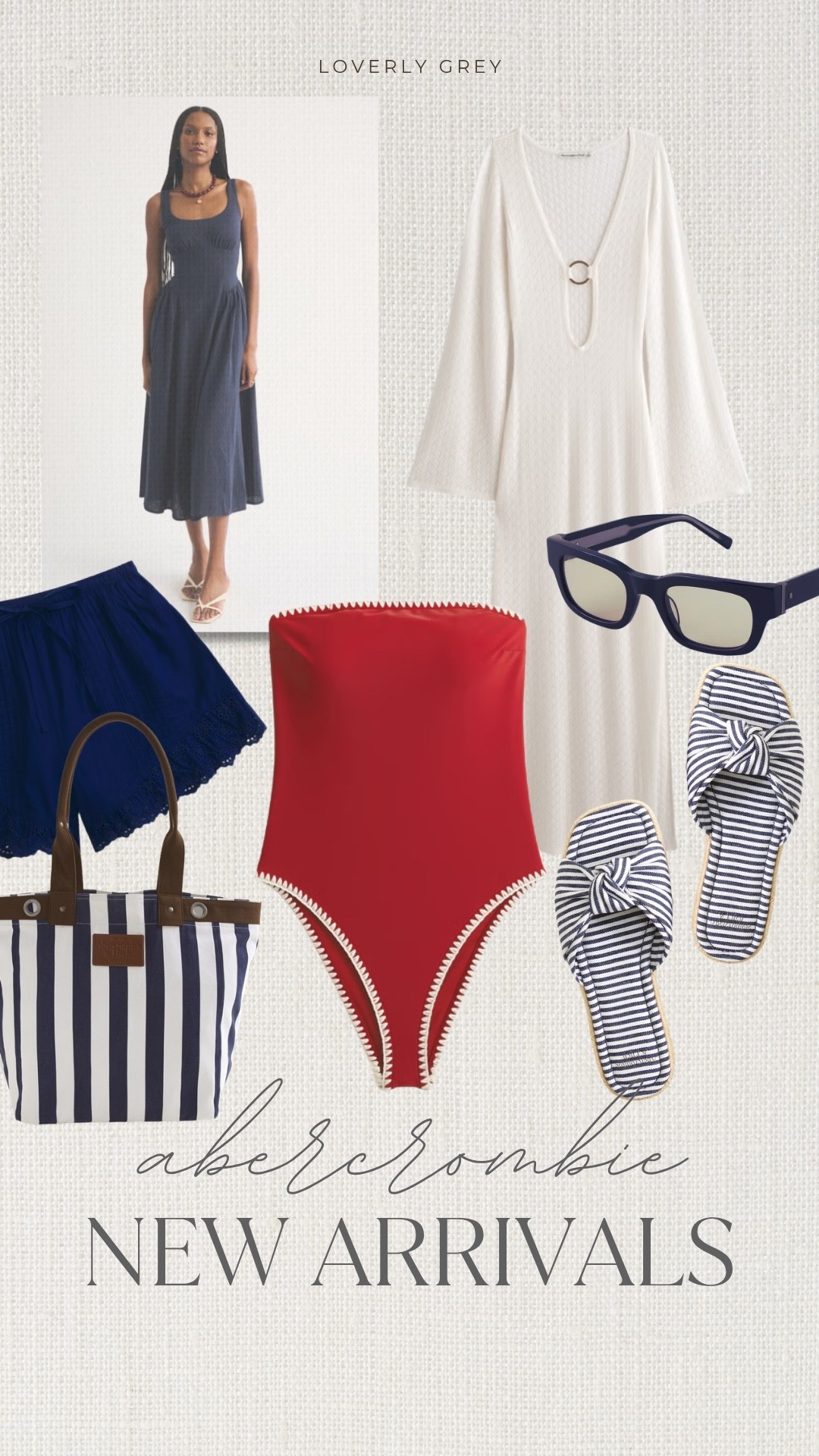 I'm loving the coastal-inspired items Abercrombie just released. The mix of navy, white, and red feels classic for summer, while the swimsuits, cover-ups, and striped accessories make packing for your next beach trip so much easier. These are the kinds of pieces you'll be glad you packed all season long.

#LTKxAbercrombie #LTKSeasonal #LTKSwim