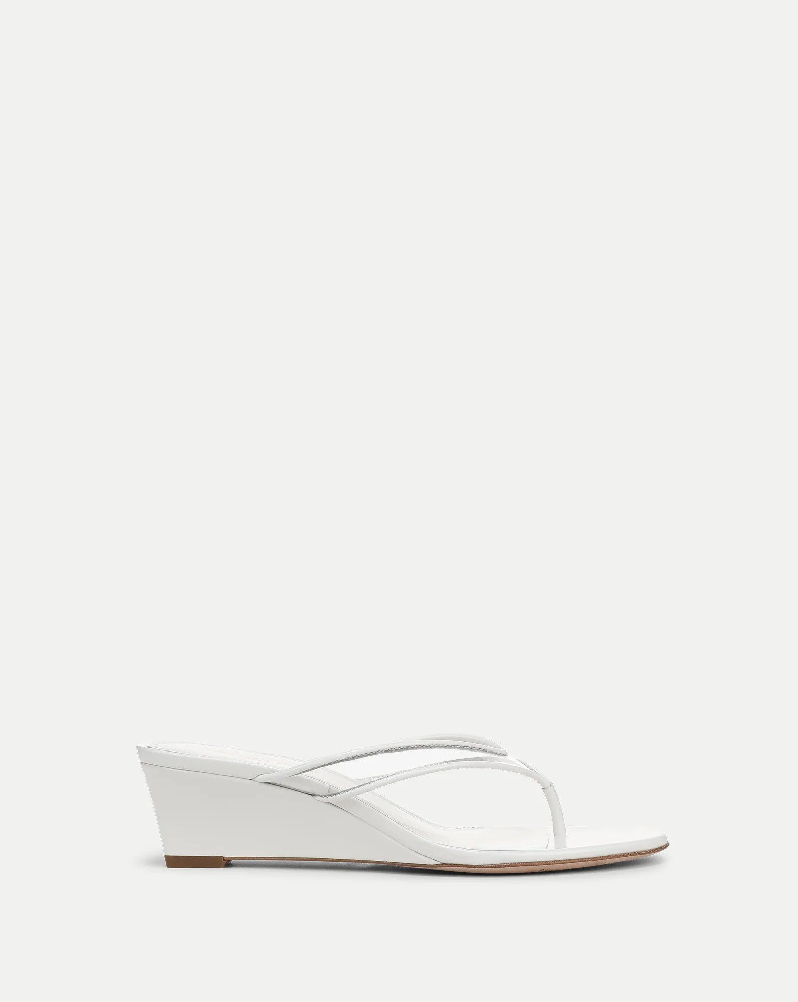 Clea Jelly Wedge Sandal in Clear/Coconut | Veronica Beard | Veronica Beard