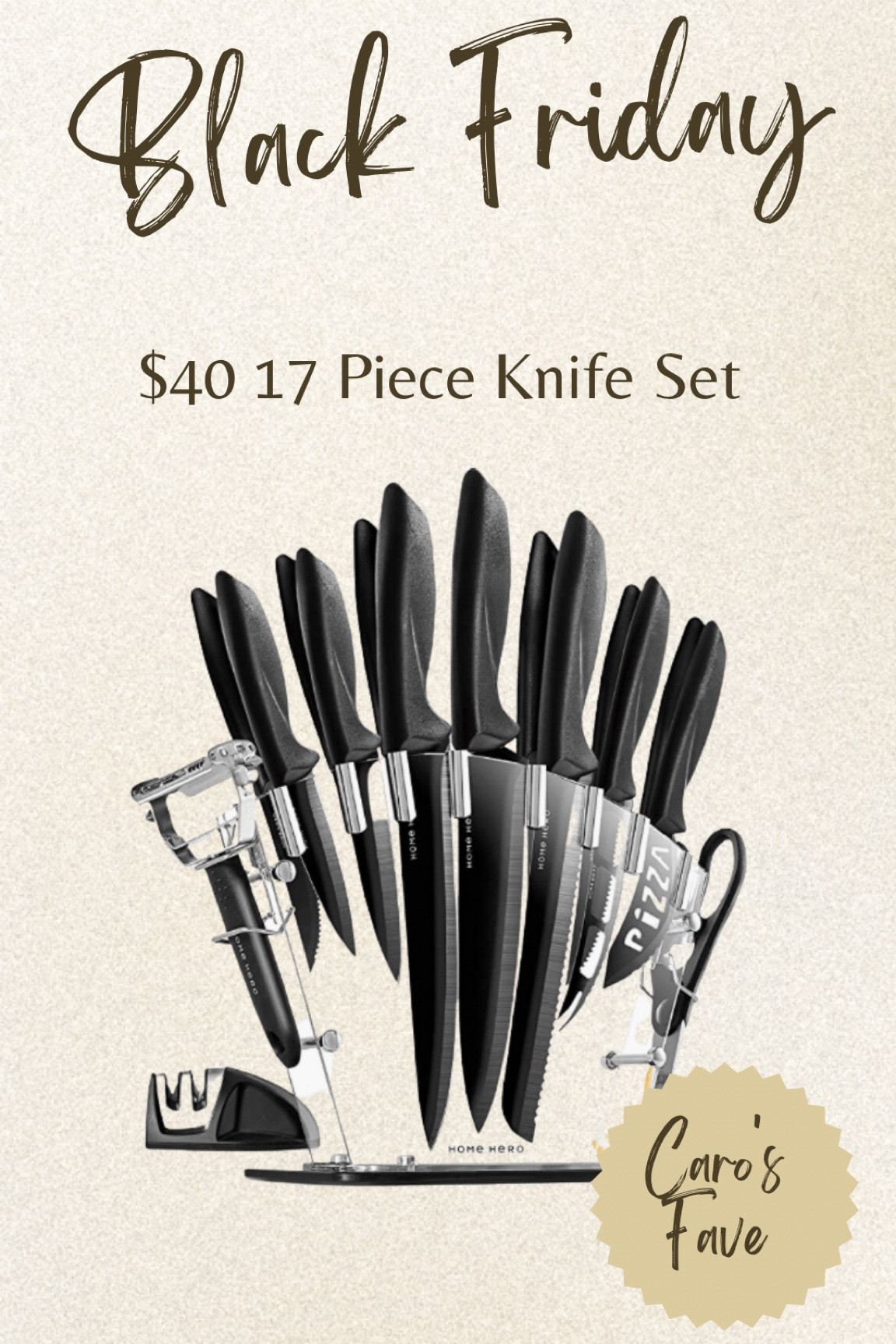 Black Friday deals, sale, savings, Christmas, holiday, gift for her, affordable deals, kitchen, knife set, kitchen tools, under $50, cooking 

#LTKCyberweek #LTKsalealert #LTKhome