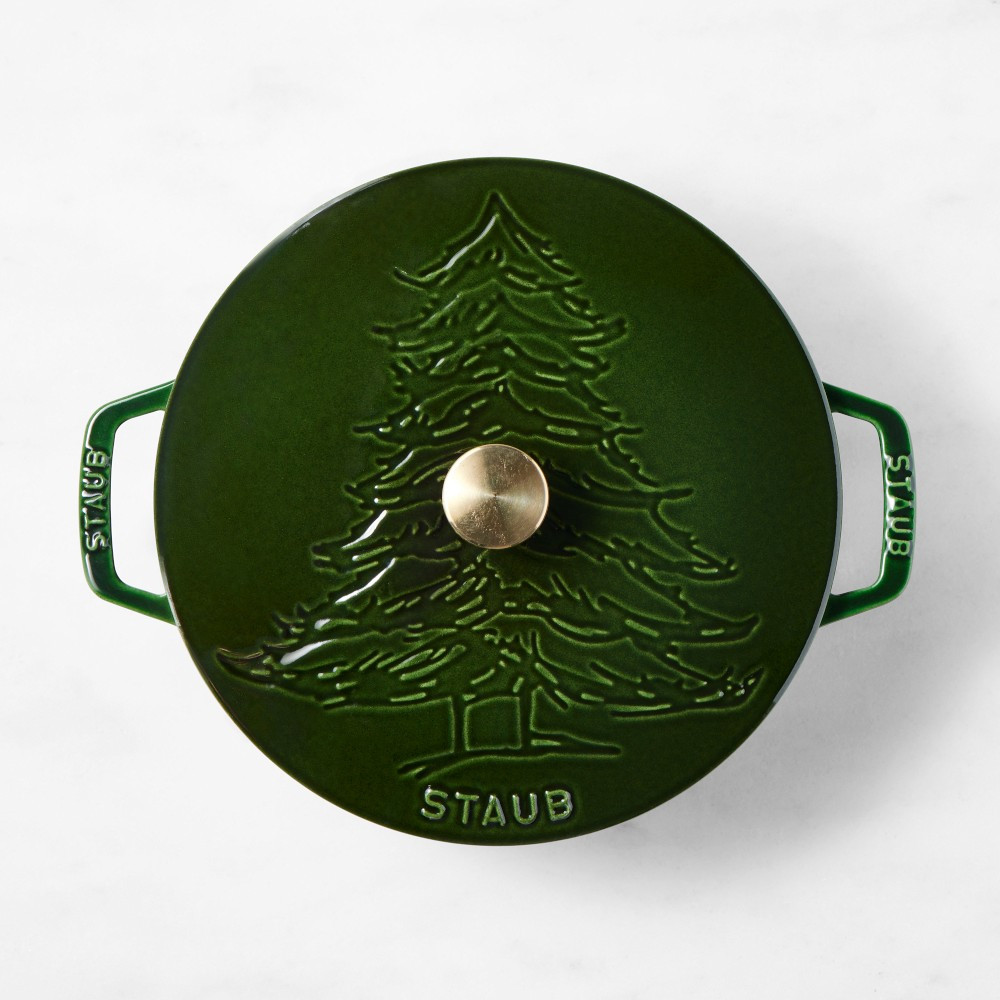Staub Enameled Cast Iron Pine Tree Braiser, 2.5-Qt. | Williams-Sonoma