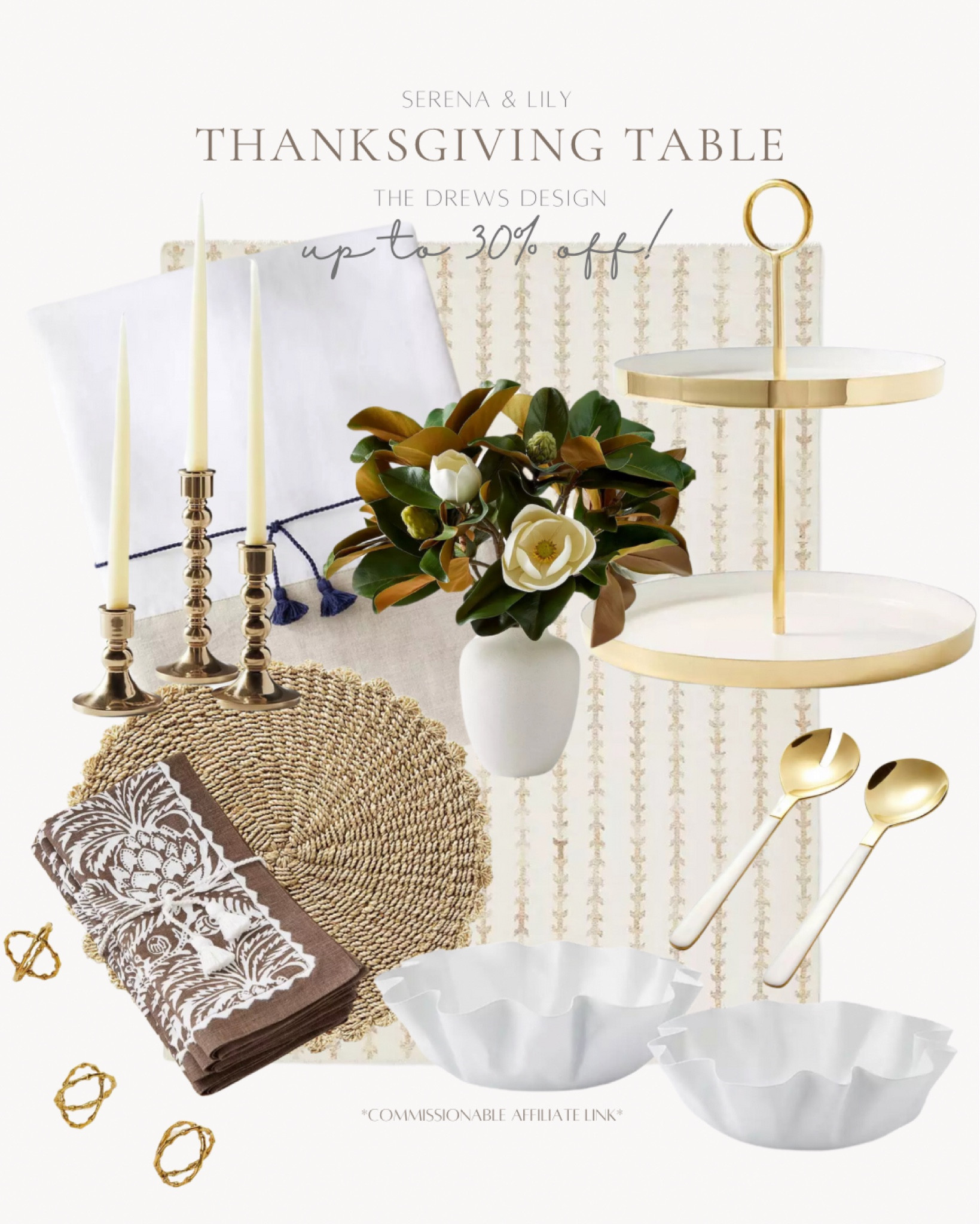 Set your Thanksgiving table with these amazing deals from Serena & Lily!

Dining room decor, holiday hosting, thanksgiving tablescape, area rug, sale 

#LTKHome #LTKSeasonal #LTKSaleAlert