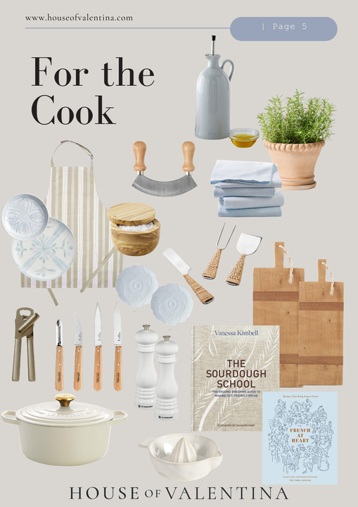 This is my DREAM of the perfect kitchen mood board. A curated mix of timeless tools, soft neutrals, and elevated everyday essentials that feel both beautiful and functional. I love how everything works together to create a space that feels calm, intentional, and inspiring for cooking and gathering. It's so perfect with the stunning pop of blues for the cook of the home! XvV 

 #LTKMothersDay #LTKOver40 #LTKHome