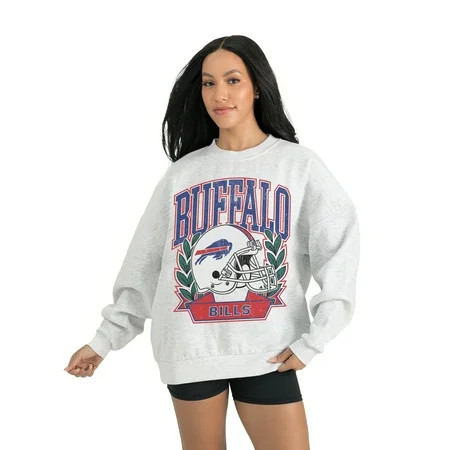 Women's Gameday Couture Gray Buffalo Bills Heritage Premium Fleece Pullover Sweatshirt | Walmart (US)
