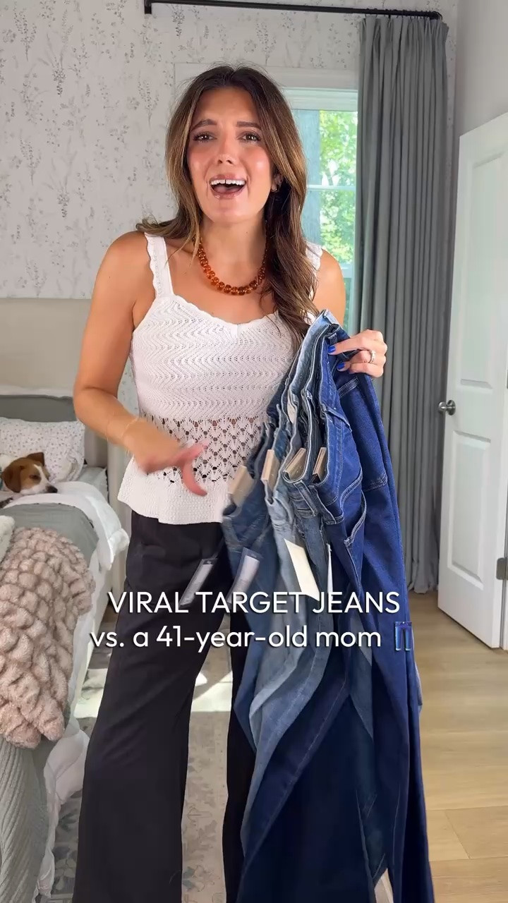 Are the viral Target jeans worth it?! 👀 I’m 5’7” in a size 4 tall.

#LTKOver40 #LTKTall