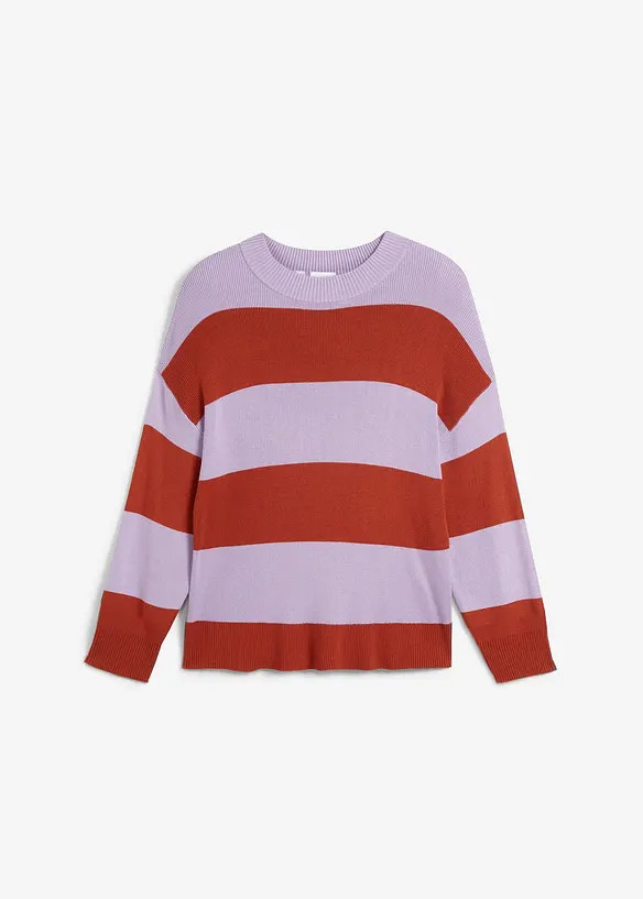 Feinstrickpullover mit Blockstreifen | Bonprix DE