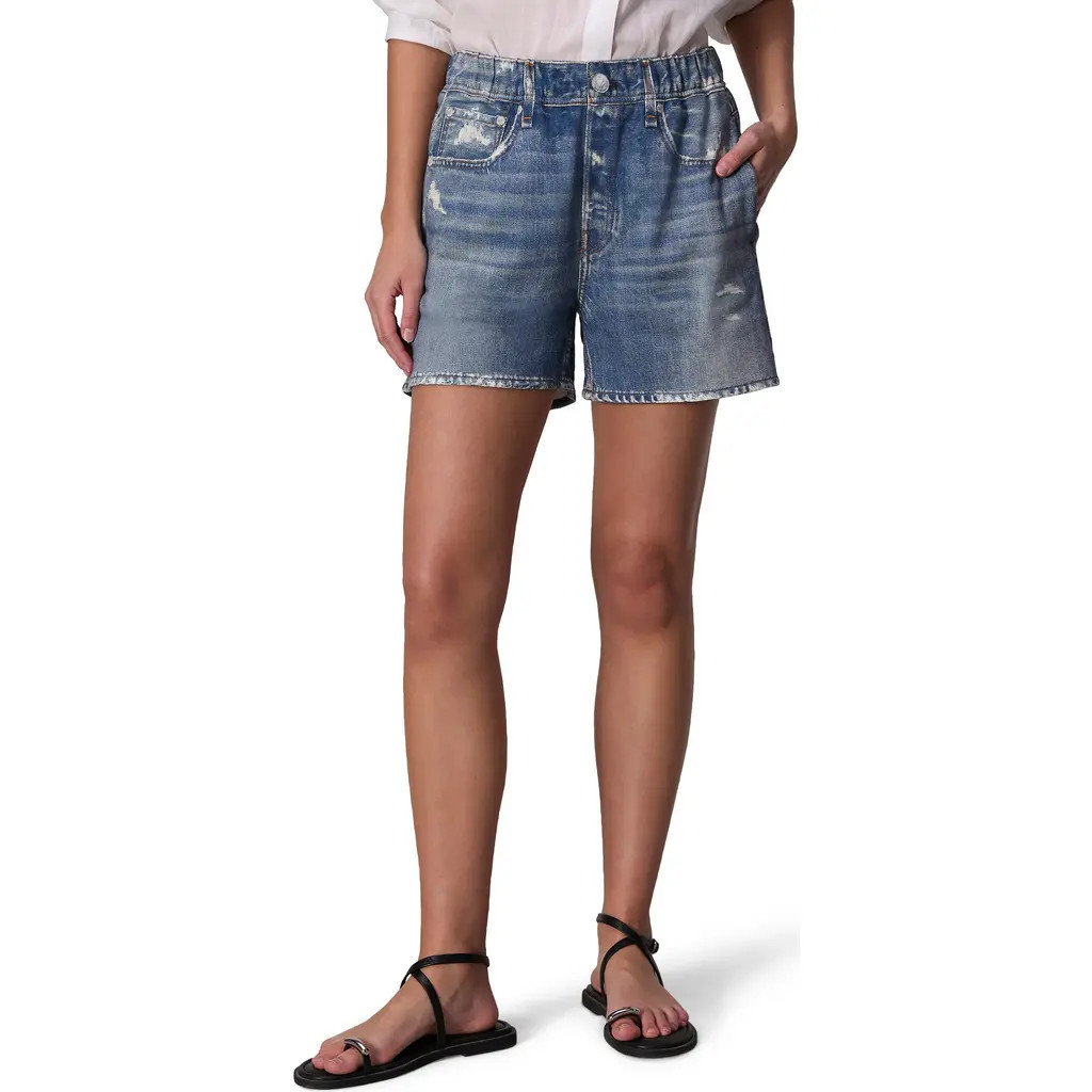 rag & bone Miramar Cotton Terry Walking Shorts in Brooke at Nordstrom, Size Xx-Small | Nordstrom