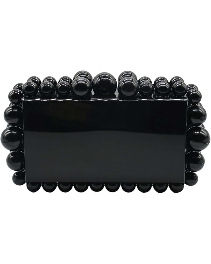 Women Acrylic Evening Clutch Box Purse Marble Handbag for Wedding Cocktail Party Banquet | Amazon (US)
