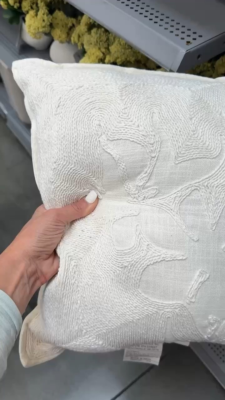 Beautiful Walmart textured embroidered pillow, a high end look for way less!

#LTKSeasonal #LTKHome