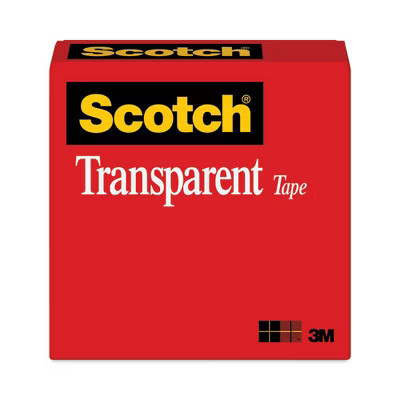 Scotch Transparent Tape, 3" Core, 1" x 72 yds, Transparent | Target