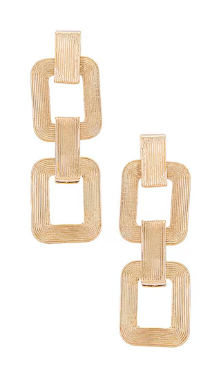 Ell Earrings in Gold | Revolve Clothing (Global)