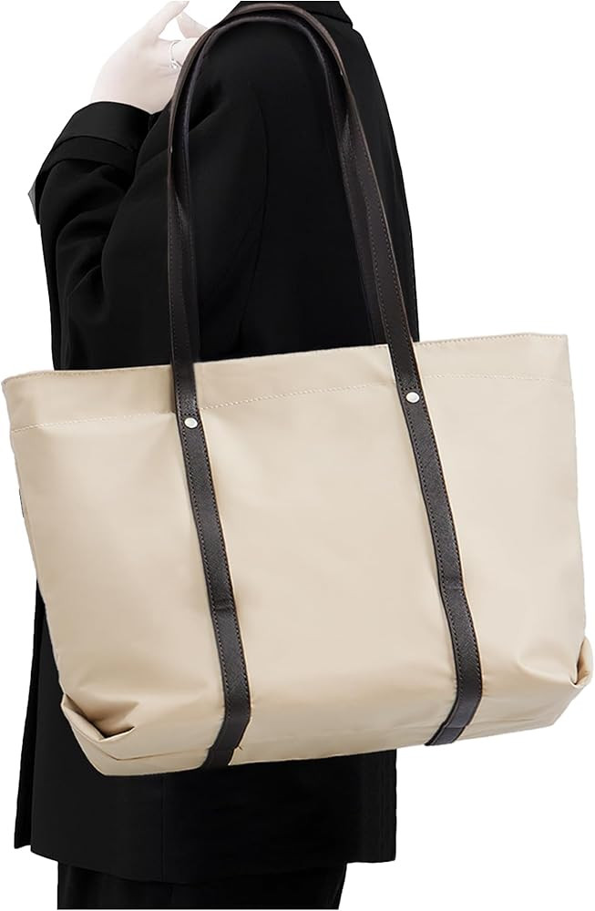 Laptop Tote Bag for Women Shoulder Work Computer Bag Briefcase Laptop Case Large Travel Weekender... | Amazon (US)