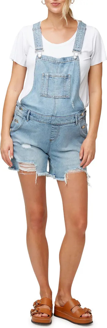 Austin Maternity Shortalls | Nordstrom
