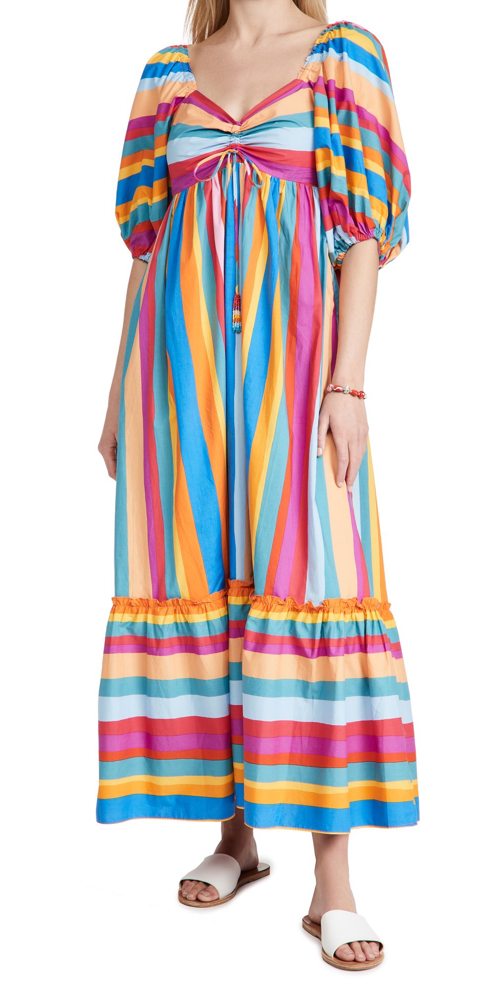 FARM Rio Striped Scarf Maxi Dress | Shopbop