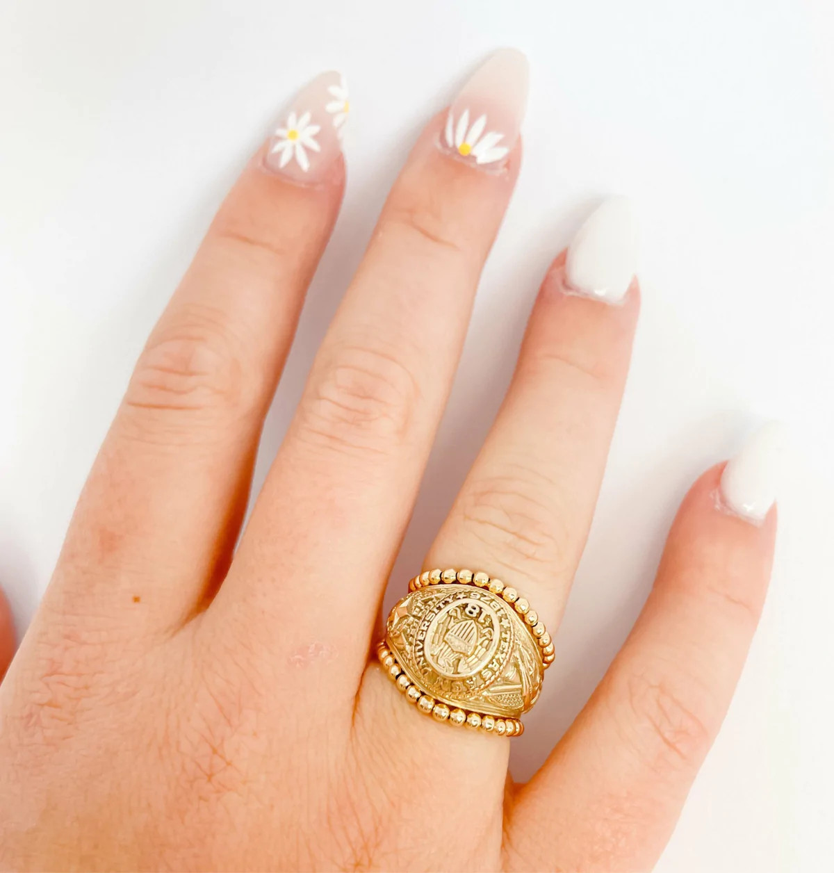 Lexi Beaded Bands in Gold (set of 2) | Beaded Blondes