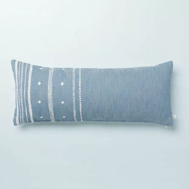 Dotted Stripe Throw Pillow with Zipper - Hearth & Hand™ with Magnolia | Target