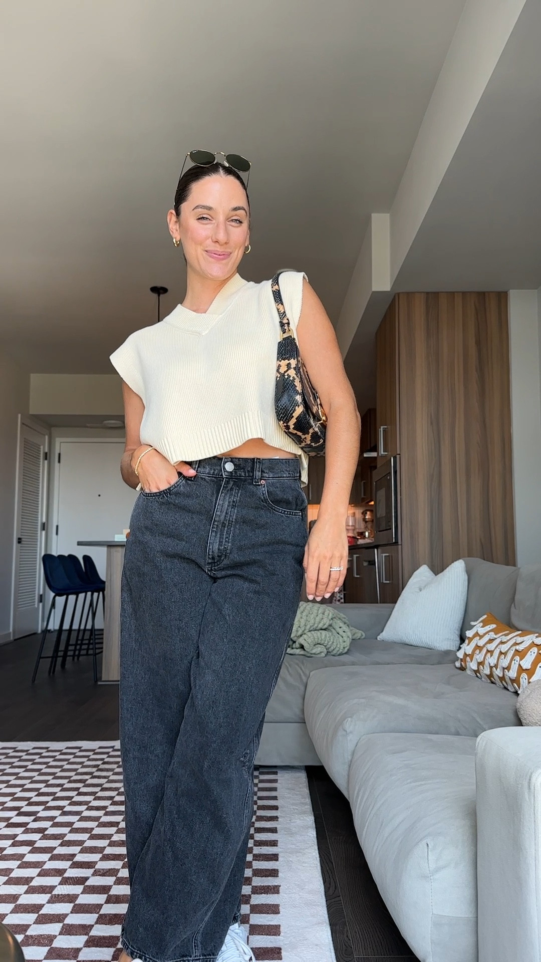 styling black barrel denim jeans for fall🖤  barrel jeans, fall outfit ideas, fall outfit style, fall style ideas, fall outfits, fall, fall outfit ideas 2024, denim, fall jeans 

#LTKStyleTip #LTKVideo #LTKSeasonal