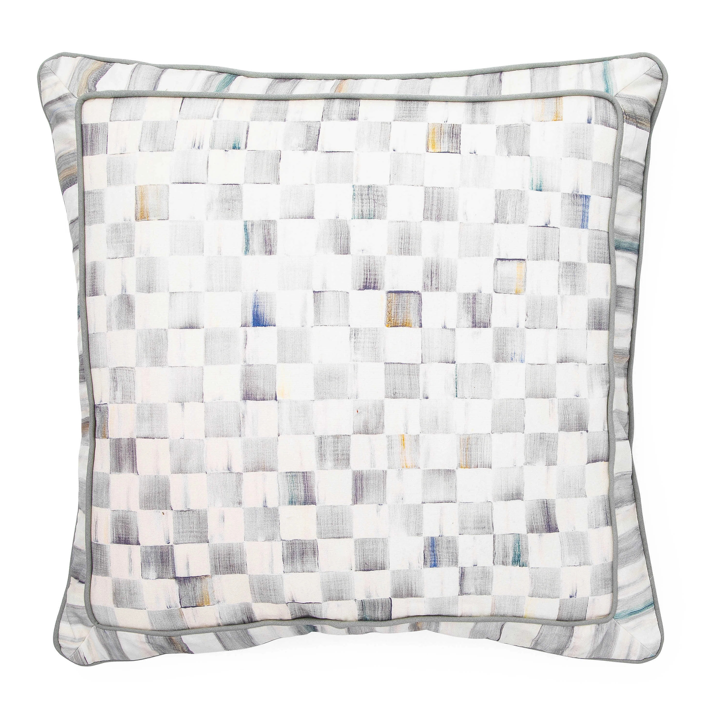 MacKenzie Childs Sterling Check® Throw Pillow Cover & Insert | Wayfair | Wayfair North America