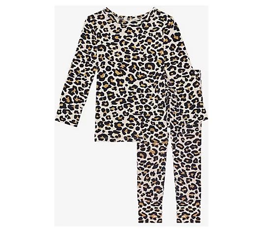 Posh Peanut Lana Leopard Basic Pajama - QVC.com | QVC