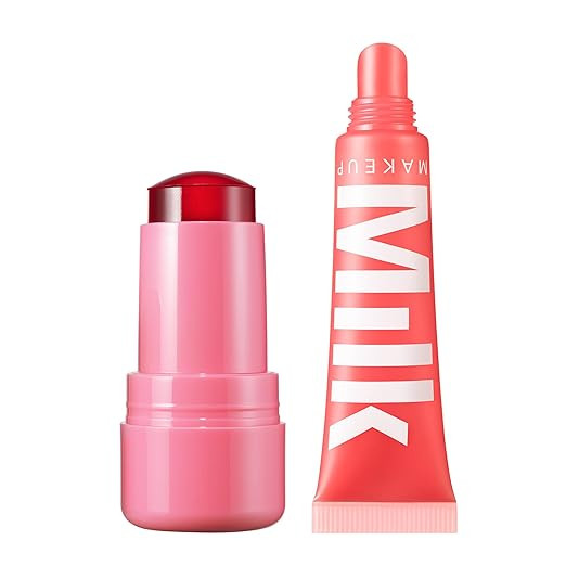 Milk Makeup Cooling Water Jelly Tint + Balmade Hydrating Lip Balm Set – Sheer Red Lip + Cheek S... | Amazon (US)