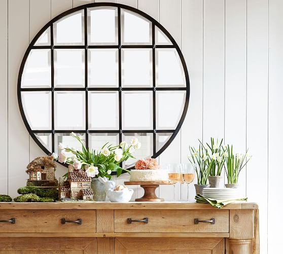Eagan Multipanel Mirror - Round | Pottery Barn (US)