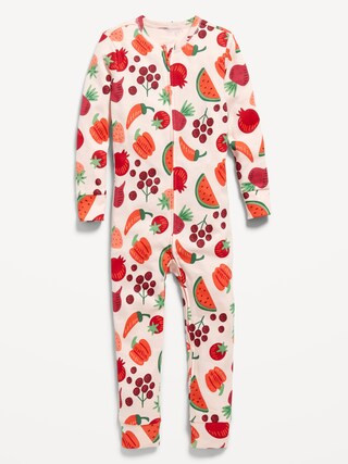 Unisex Snug-Fit 2-Way-Zip Printed Pajama One-Piece for Toddler &amp; Baby | Old Navy (US)