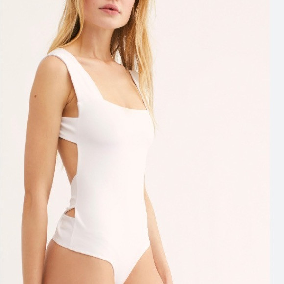 Free People White Bodysuit | Poshmark