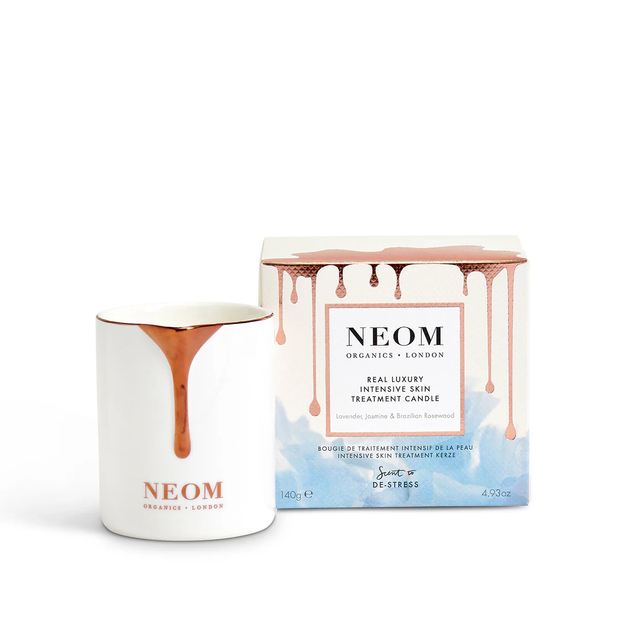 De-Stress Real Luxury Intensive Skin Treatment Candle | NEOM Organics